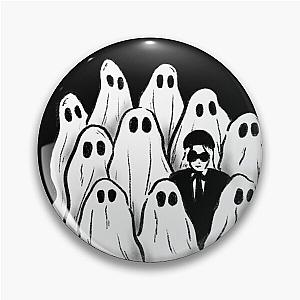 Phoebe Bridgers Pins - Phoebe Bridgers Scott Street Ghost Illustration  Pin RB2109