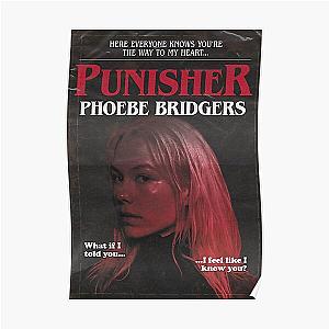 Phoebe Bridgers Posters - Punisher By Phoebe Bridgers But It'S A 1980S Stephen King Novel Poster RB2109