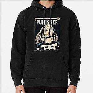 Phoebe Bridgers Hoodies - Phoebe Bridgers 2020 Comic Tour Punisher Cry Pullover Hoodie RB2109