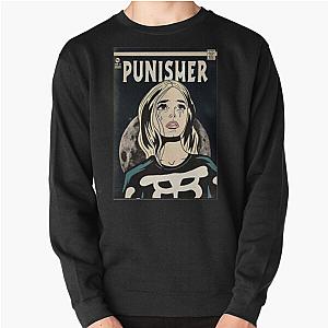 Phoebe Bridgers Sweatshirts - Phoebe Bridgers 2020 Comic Tour Punisher Cry Pullover Sweatshirt RB2109