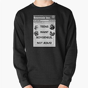 Phoebe Bridgers Sweatshirts - Teens Want Boygenius Not Jesus! Poster Pullover Sweatshirt RB2109