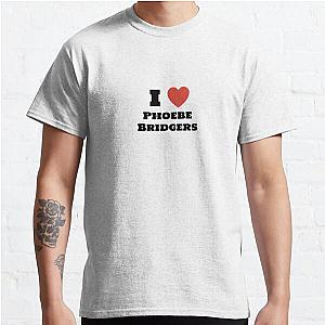 Phoebe Bridgers T-Shirts - I Love (Heart) Phoebe Bridgers  Classic T-Shirt RB2109