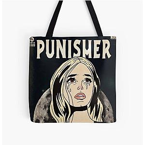 Phoebe Bridgers Bags - Phoebe Bridgers 2020 Comic Tour Punisher Cry  Tote Bag RB2109