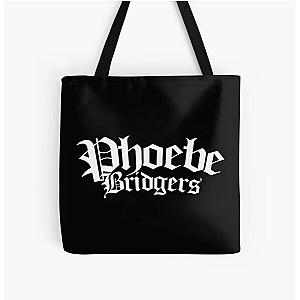 Phoebe Bridgers Bags - Phoebe Bridgers Merch Phoebe Bridgers White Logo  Tote Bag RB2109