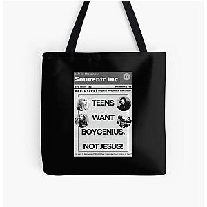 Phoebe Bridgers Bags - Teens Want Boygenius Not Jesus! Poster  Tote Bag RB2109