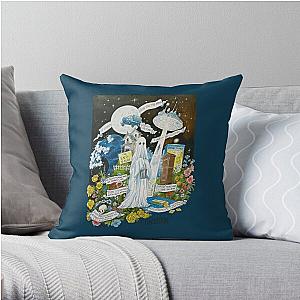 Phoebe Bridgers Pillows - Phoebe Bridgers Punisher By Chris Riddell (Coloured)  Throw Pillow RB2109