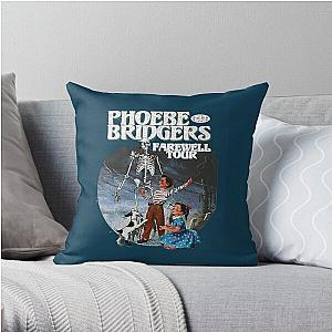 Phoebe Bridgers Pillows - Solo Album Punisher Grammy Award Nominated Phoebe Bridgers Farewell Tour Throw Pillow RB2109