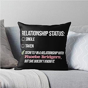 Phoebe Bridgers Pillows - Phoebe Bridgers - Relationship Throw Pillow RB2109