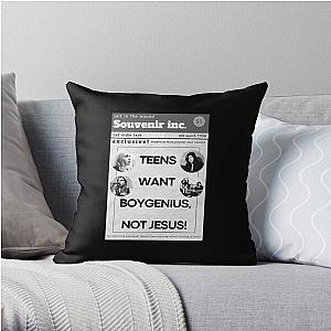 Phoebe Bridgers Pillows - Teens Want Boygenius Not Jesus! Poster Throw Pillow RB2109