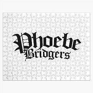 Phoebe Bridgers Puzzles - Phoebe Bridgers Merch Phoebe Bridgers Black Logo Jigsaw Puzzle RB2109