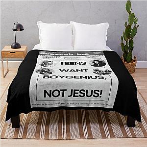 Phoebe Bridgers Blanket - Teens Want Boygenius Not Jesus! Poster Throw Blanket RB2109