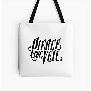 black pierce the veil logo All Over Print Tote Bag RB1306