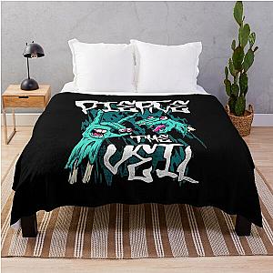 pierce the veil zombie hand poster logo Throw Blanket RB1306