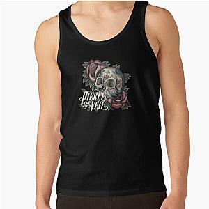 white pierce the veil skull logo Tank Top RB1306