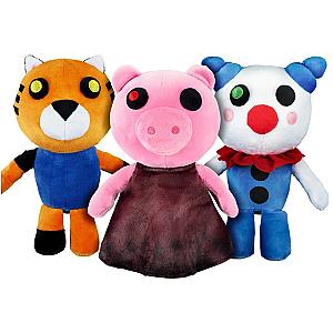 25cm Combo Pink Piggy Blue Clowny Orange Tigry Game Roblox Pig Clown Tiger Plush