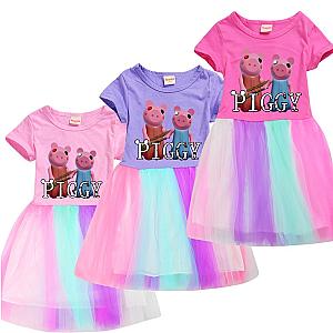 Piggy Roblox One-piece Dress Princess Dresses for Girls