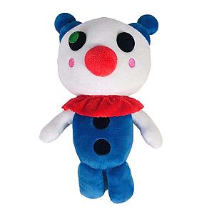 25cm White Clowny Piggy Game Character Doll Plush