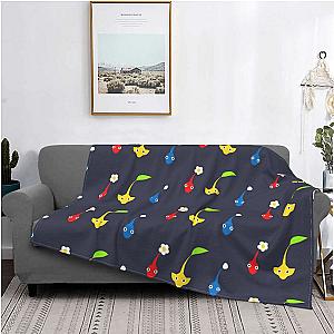 Pikmin Characters Print Blanket Bed Cover
