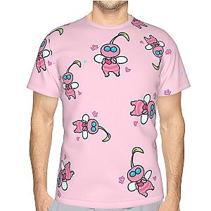 Pikmin Firefly Game Cute Character Pink T-shirt