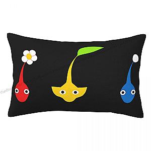Red Yellow Blue Pikmin Printed Pillow Case