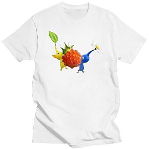 Pikmin Carry Strawberry Retro Short Sleeve T-Shirts