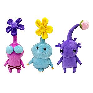 30cm Blue Purple Pikmin Set 3pcs Stuffed Toy Plush