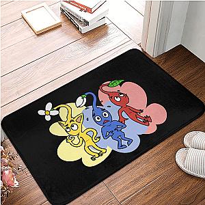 Pikmin Characters Non-slip Doormat Rug Carpet