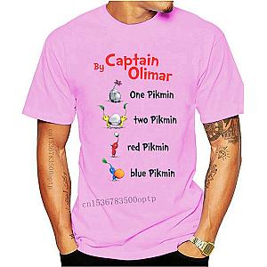 Pikmin Captain Olimar One Pikmin Two Pikmin Red Pikmin Blue Pikmin T-shirt