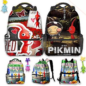 Pikmins Characters Game 3D Teenager Backpack
