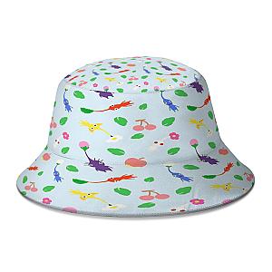 Cute Pikmin Pattern Game Bucket Hat