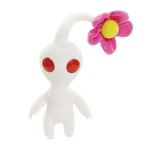 15cm White Flower Stuffed Toy Plush