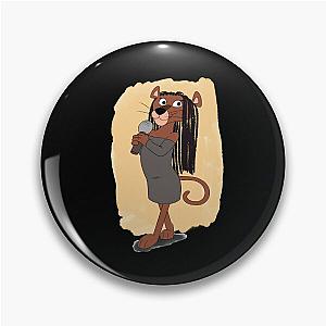 Long Hair Pinkpantheress Mic Pin