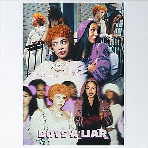 Pinkpantheress & Ice Spice Boys A Liar Poster Poster