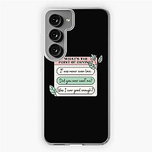 PinkPantheress Lyrics - Boy's a Liar -Girl blogger Aesthetic  Samsung Galaxy Soft Case