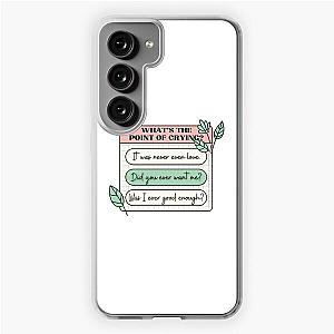 PinkPantheress Lyrics - Boy's a Liar -  Girl blogger Aesthetic Samsung Galaxy Soft Case