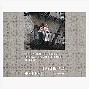 PinkPantheress "Boy's A Liar Pt. 2" (feat. Ice Spice) Song Poster Jigsaw Puzzle