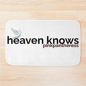 heaven knows - pinkpantheress Bath Mat