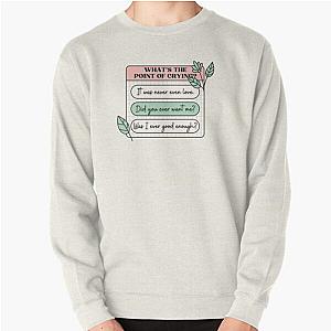 PinkPantheress Lyrics - Boy's a Liar -  Girl blogger Aesthetic Pullover Sweatshirt