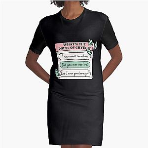 PinkPantheress Lyrics - Boy's a Liar -Girl blogger Aesthetic  Graphic T-Shirt Dress