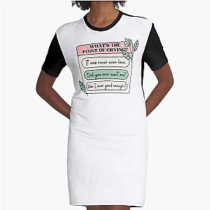 PinkPantheress Lyrics - Boy's a Liar -  Girl blogger Aesthetic Graphic T-Shirt Dress