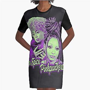 Ícé Music Spíce Pinkpantheress Graphic T-Shirt Dress