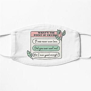 PinkPantheress Lyrics - Boy's a Liar -  Girl blogger Aesthetic Flat Mask