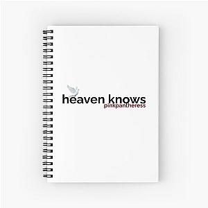 heaven knows - pinkpantheress Spiral Notebook