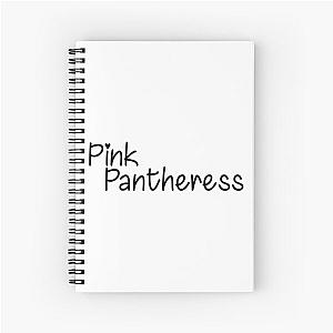 Pinkpantheress Merch Pinkpantheress Logo Spiral Notebook