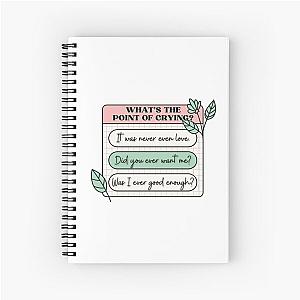 PinkPantheress Lyrics - Boy's a Liar -  Girl blogger Aesthetic Spiral Notebook