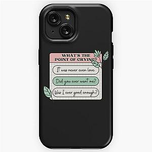 PinkPantheress Lyrics - Boy's a Liar -Girl blogger Aesthetic  iPhone Tough Case