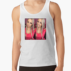 Pink Sparkles Streaming Queen Pink Sparkles Tank Tops