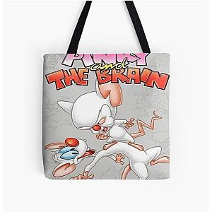 PINKY AND THE BRAIN All Over Print Tote Bag