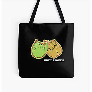 Pinky Promise All Over Print Tote Bag