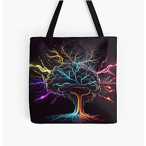 The brain All Over Print Tote Bag